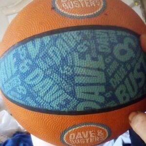 Orange and Blue Basketball Dave and buster